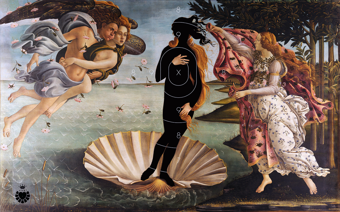 Botticelli's Risk / 36 x 57 x 3 inches / Original Sold