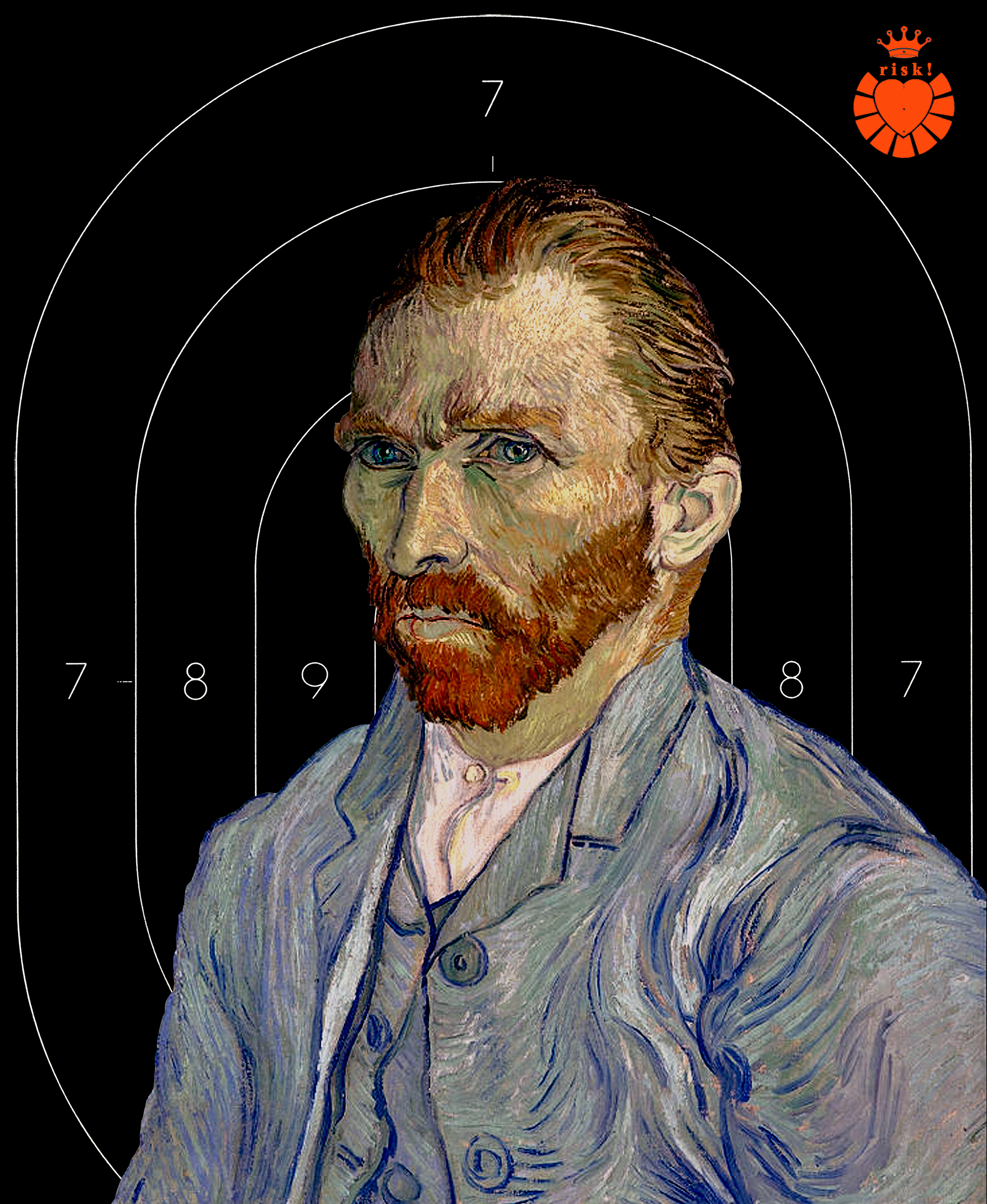 Van Gogh's Risk / 24 x 19 x 3 inches / Original Sold