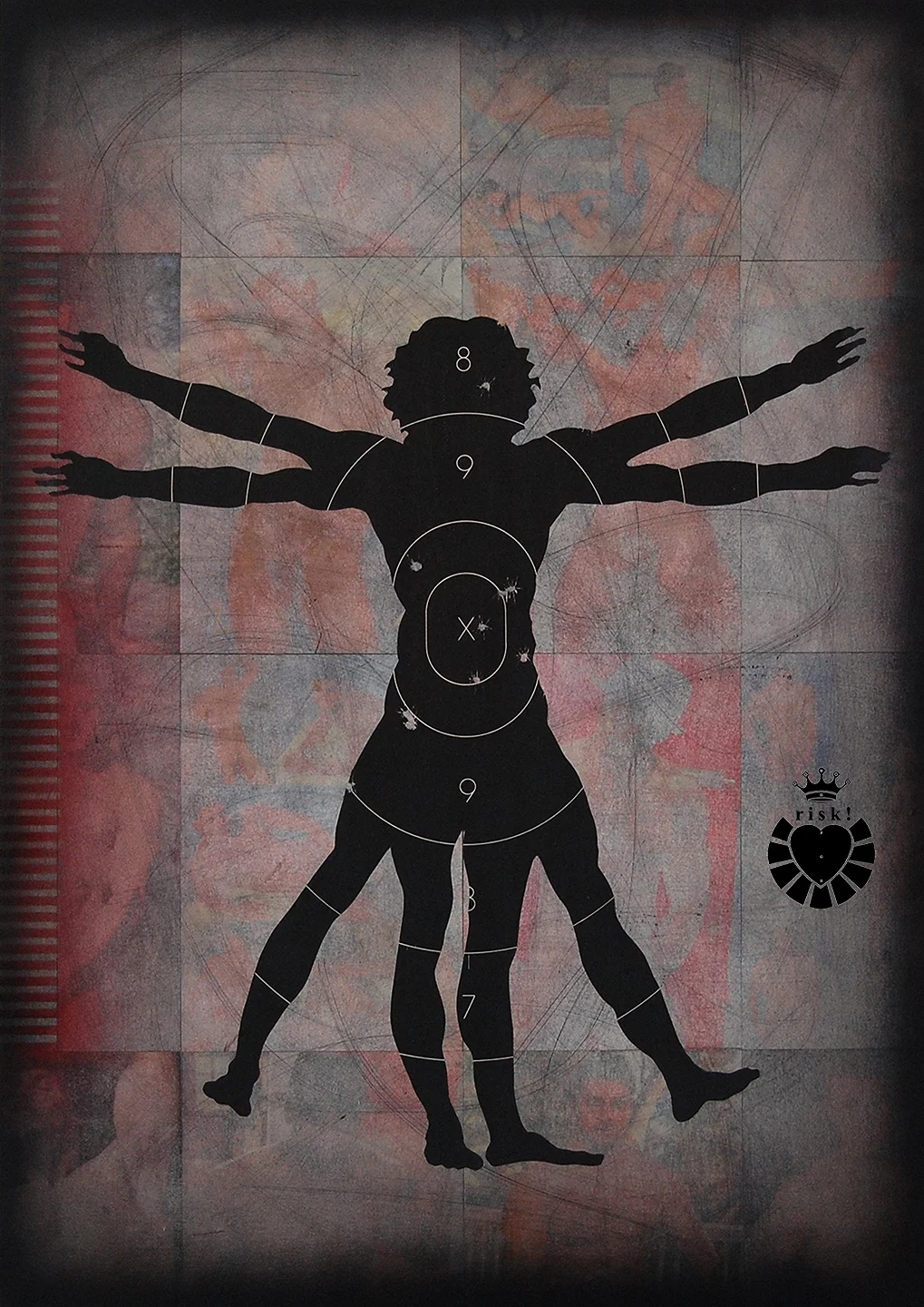 Vitruvian Risk / 36 x 25 / Original Sold / Prints Available