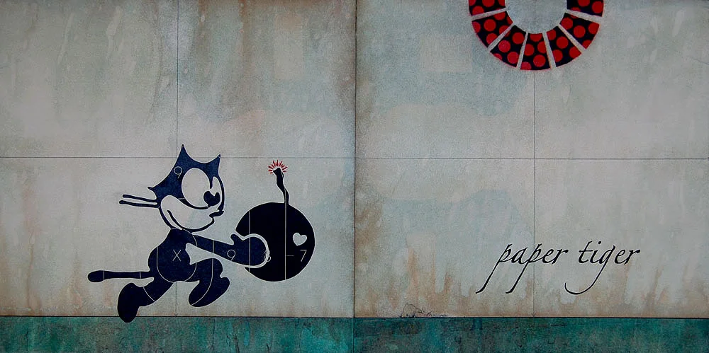Paper Tiger II / 20 x 40 / Original Sold