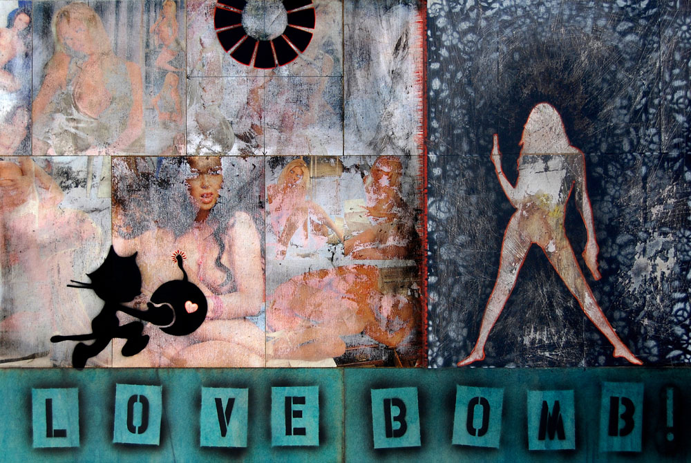 Love Bomb V / 26 x 36 / Original Sold