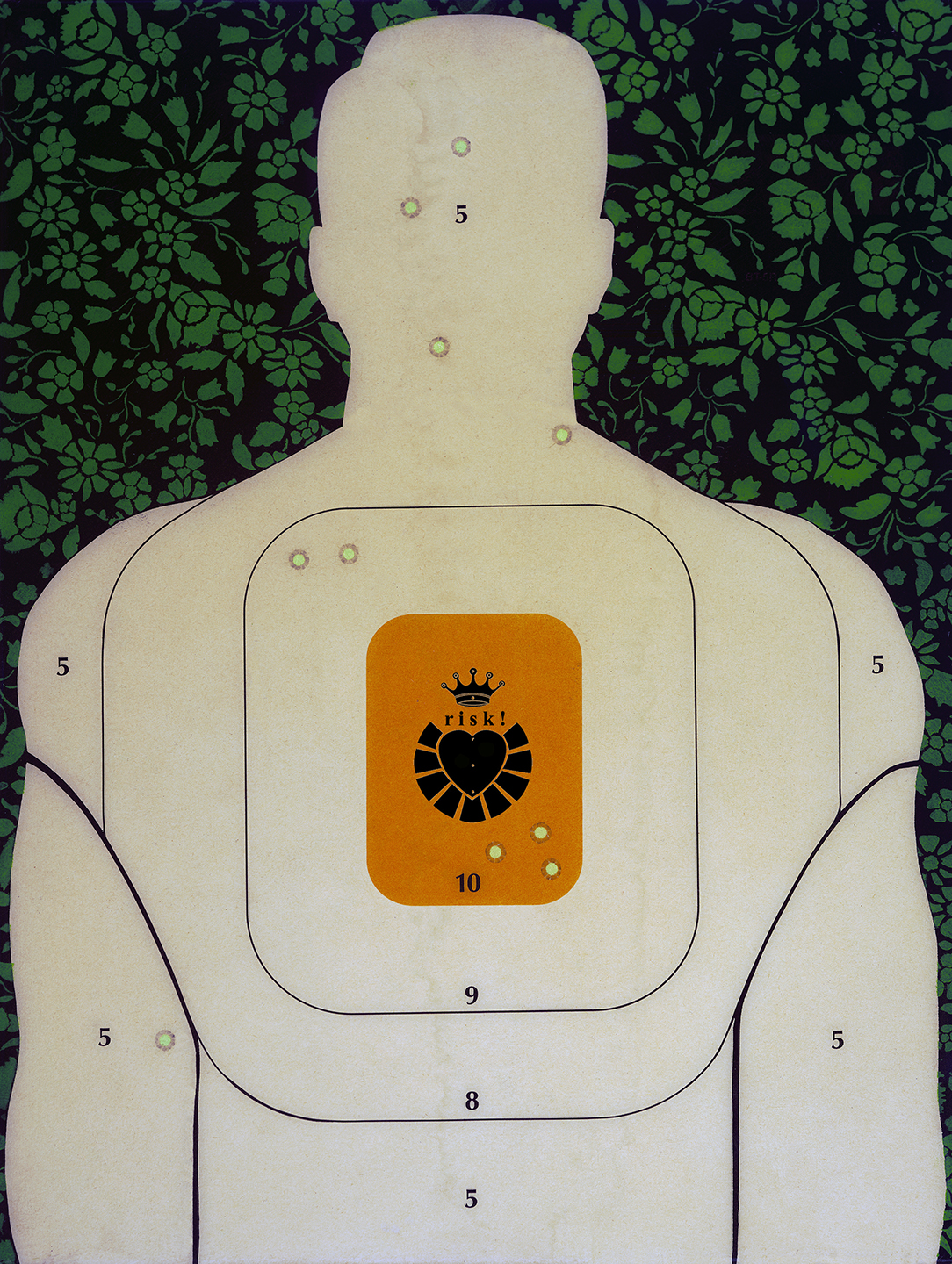 Special Edition Heart & Crown Training Target / 67 x 50 / Original Sold 