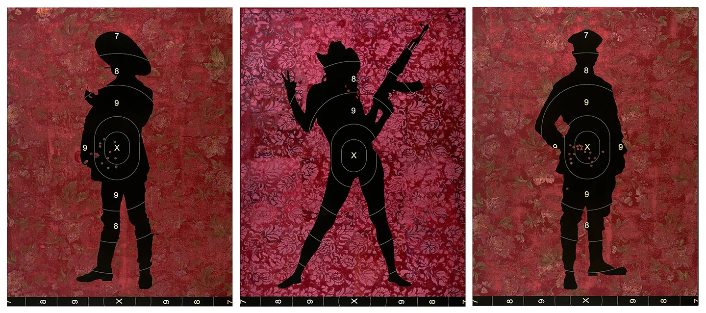 Neapolitan Trifecta / 45 x 102 / Center Panel Sold / Prints Available