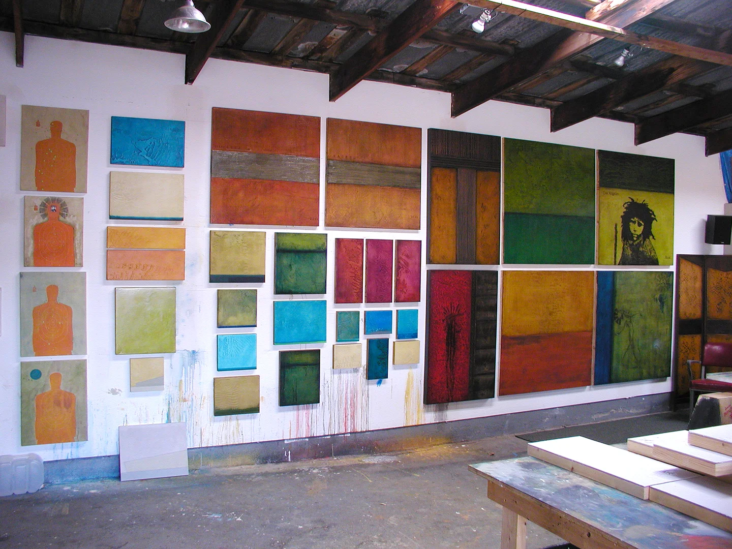Abstract Plaster and Targets