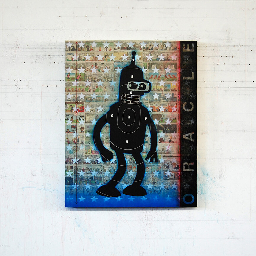 Bender II (The Oracle) / 30 x 23.75 x 2 inches / 2021 / Original Sold