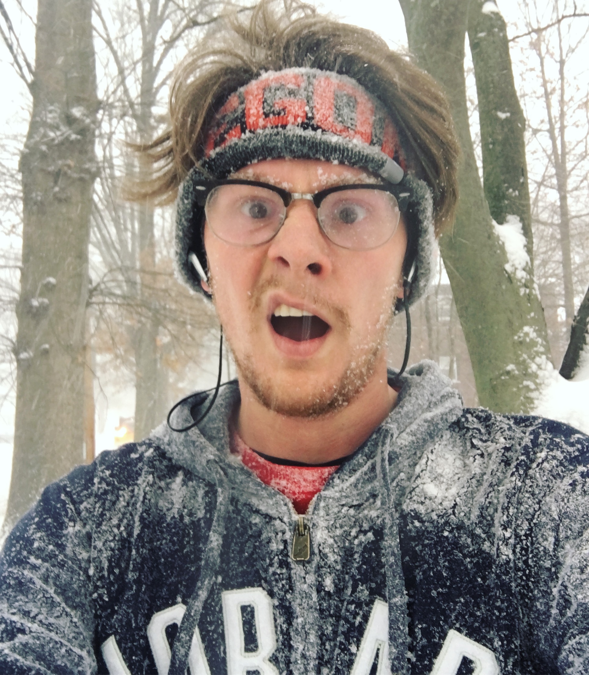 I recently ran a half marathon in a snow storm. Very fun, but very stupid.