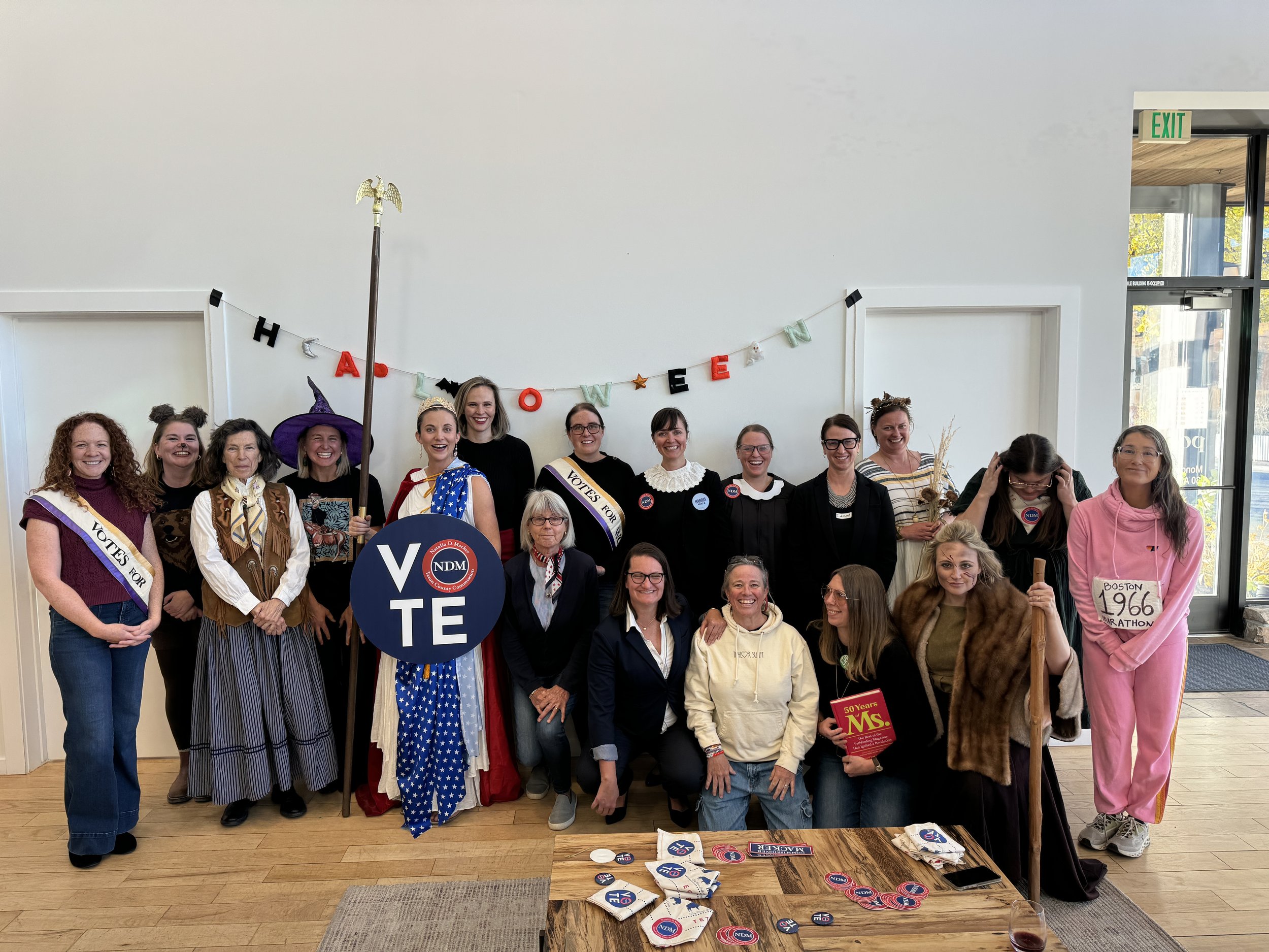 Women’s Representation + Halloween Party = Costumes for the Revolution!