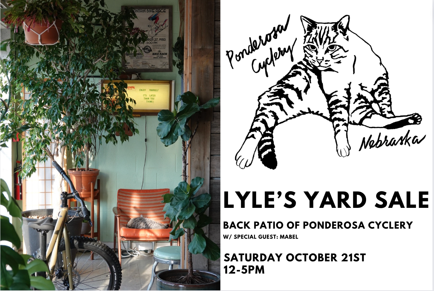 Lyle’s Yard Sale - Saturday, October 21st 12-5p