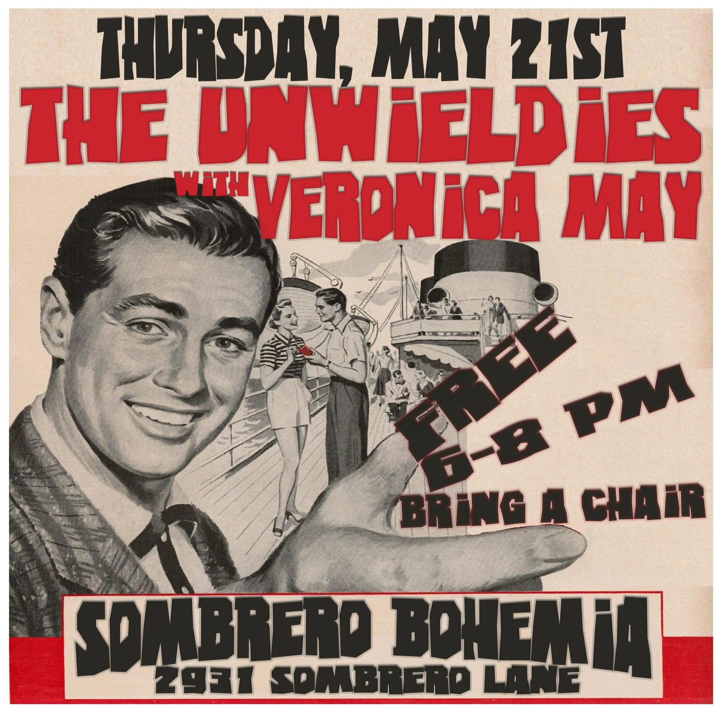 HOUSE CONCERT @ Sombrero Bohemia w/ The unwieldies.