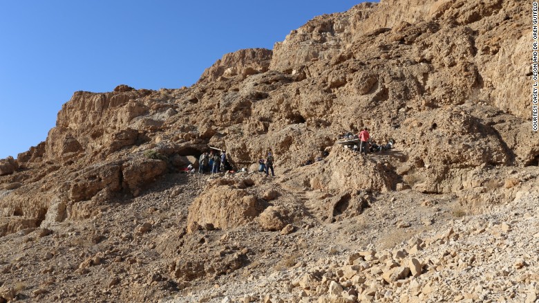 Entrance to the newly-discovered cave. Image credit: CNN