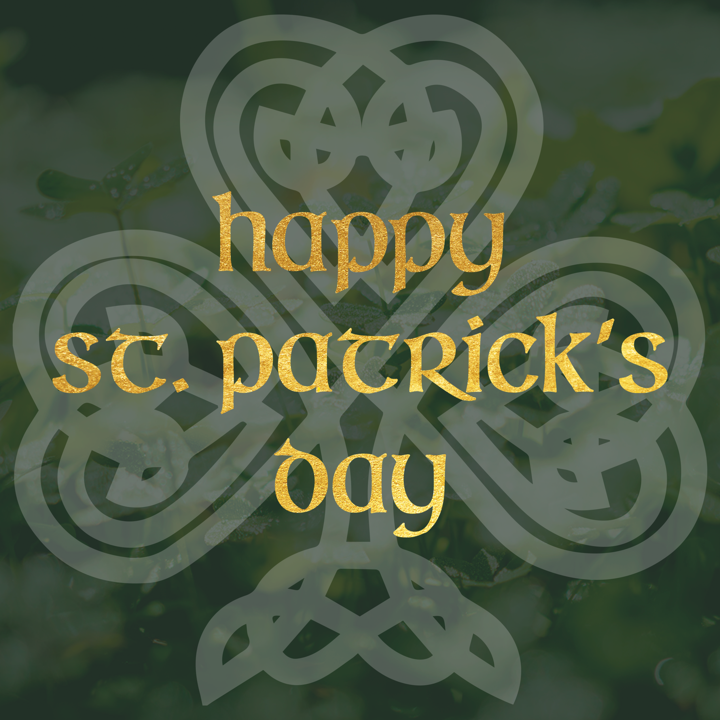 If there were an award for least offensive Irish imagery in honor of St. Patrick's Day, then I think this would win it.