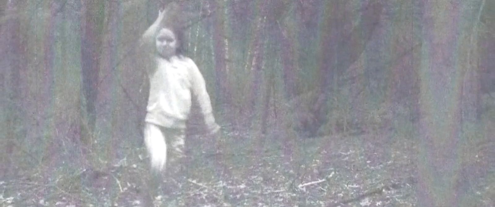 The image of the purported ghost girl.