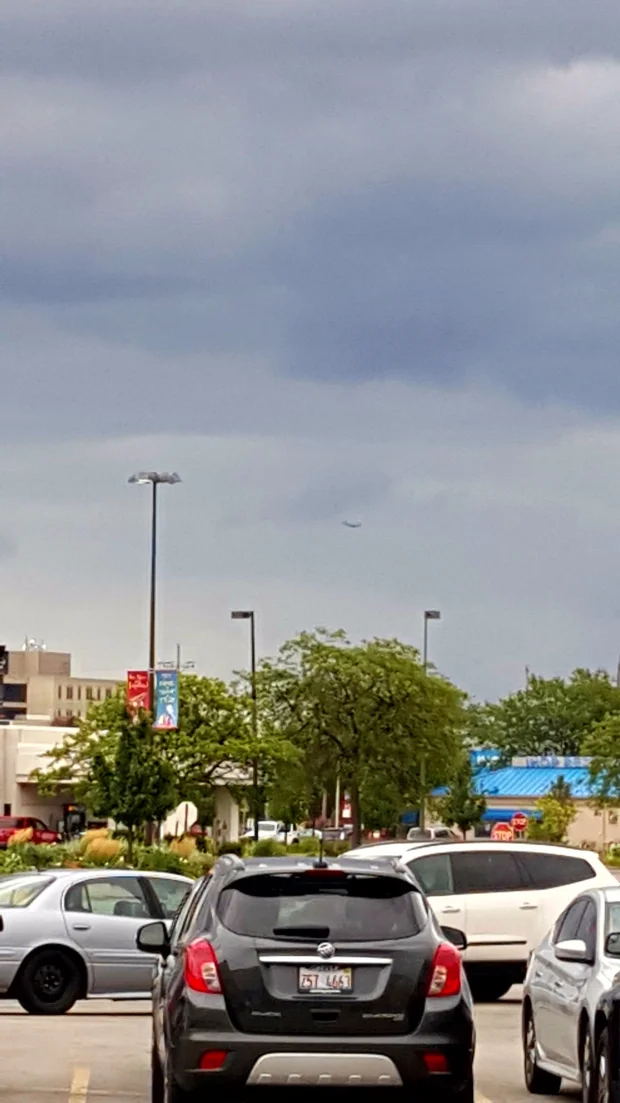 Whatever this thing is, it was in the sky when they took this photograph.