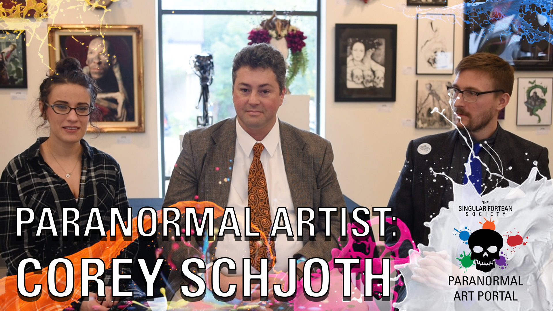 Exclusive Video with Paranormal Artist Corey Schjoth