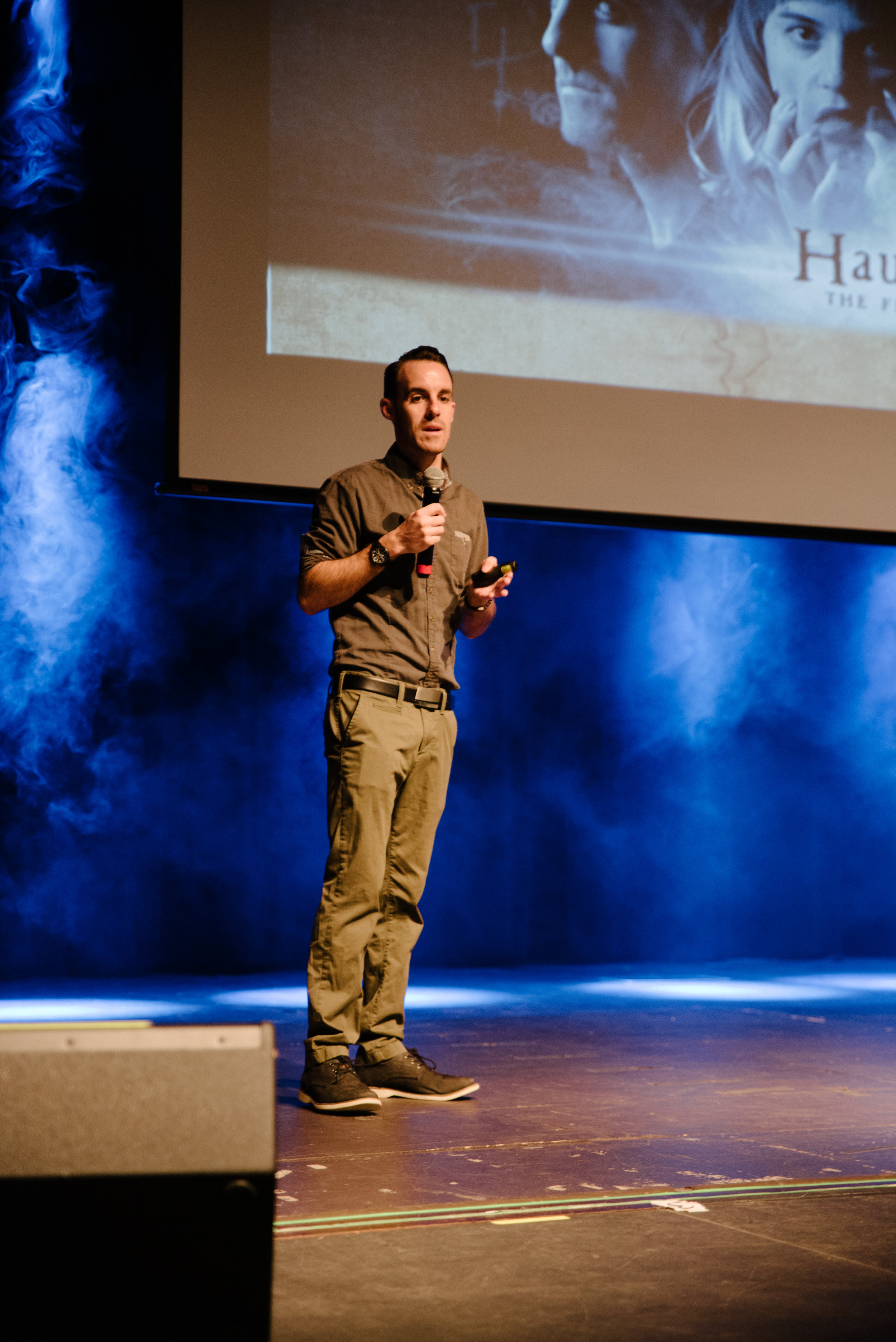 Ty Gowen discussed his metaphysical approach to investigation.