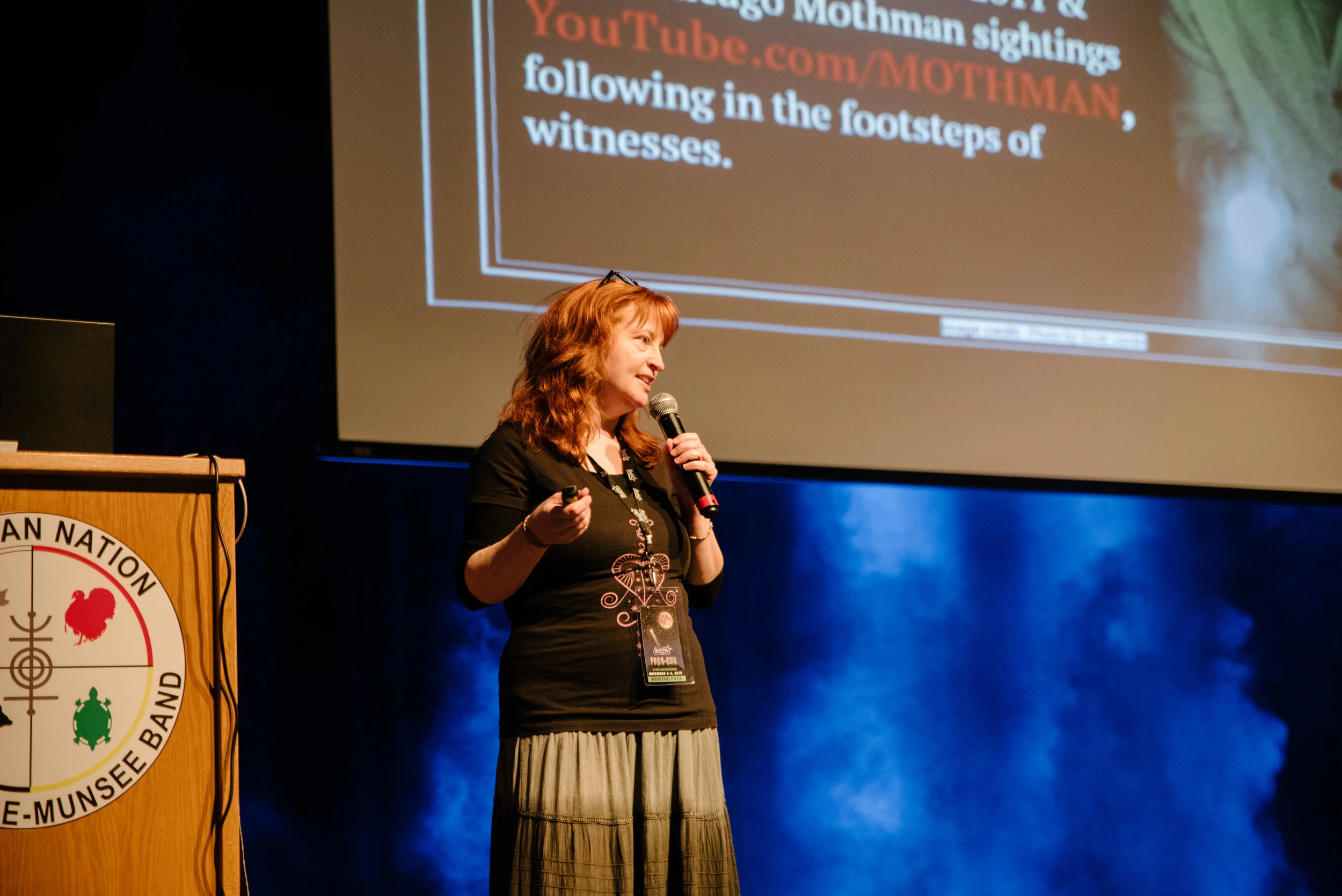 Fortean investigator Allison Jornlin presented her work unraveling the recent series of Mothman sightings in Chicago.