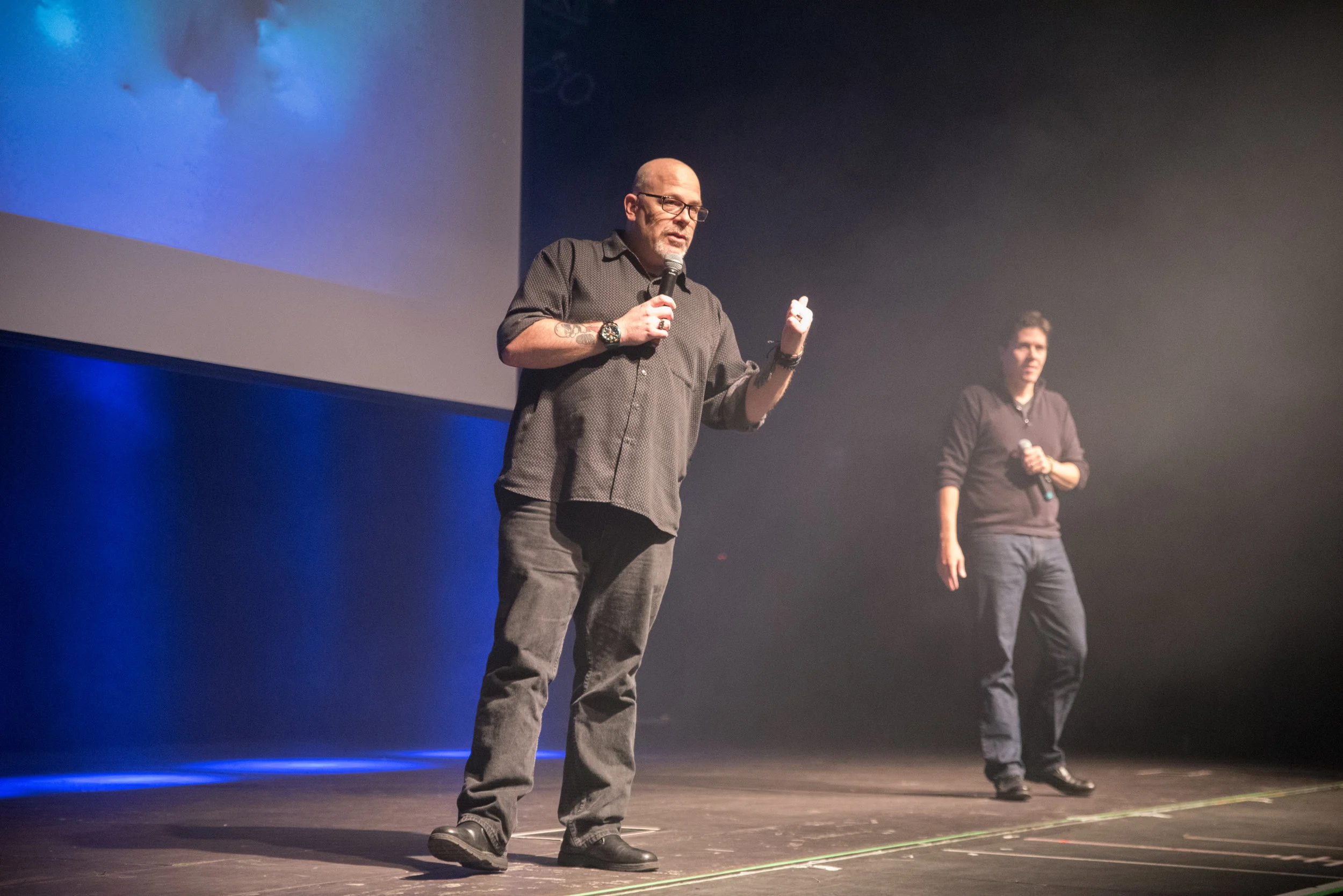 Dave Schrader and Jeff Belanger teamed up to talk about some of their adventures had while investigating haunted sites.