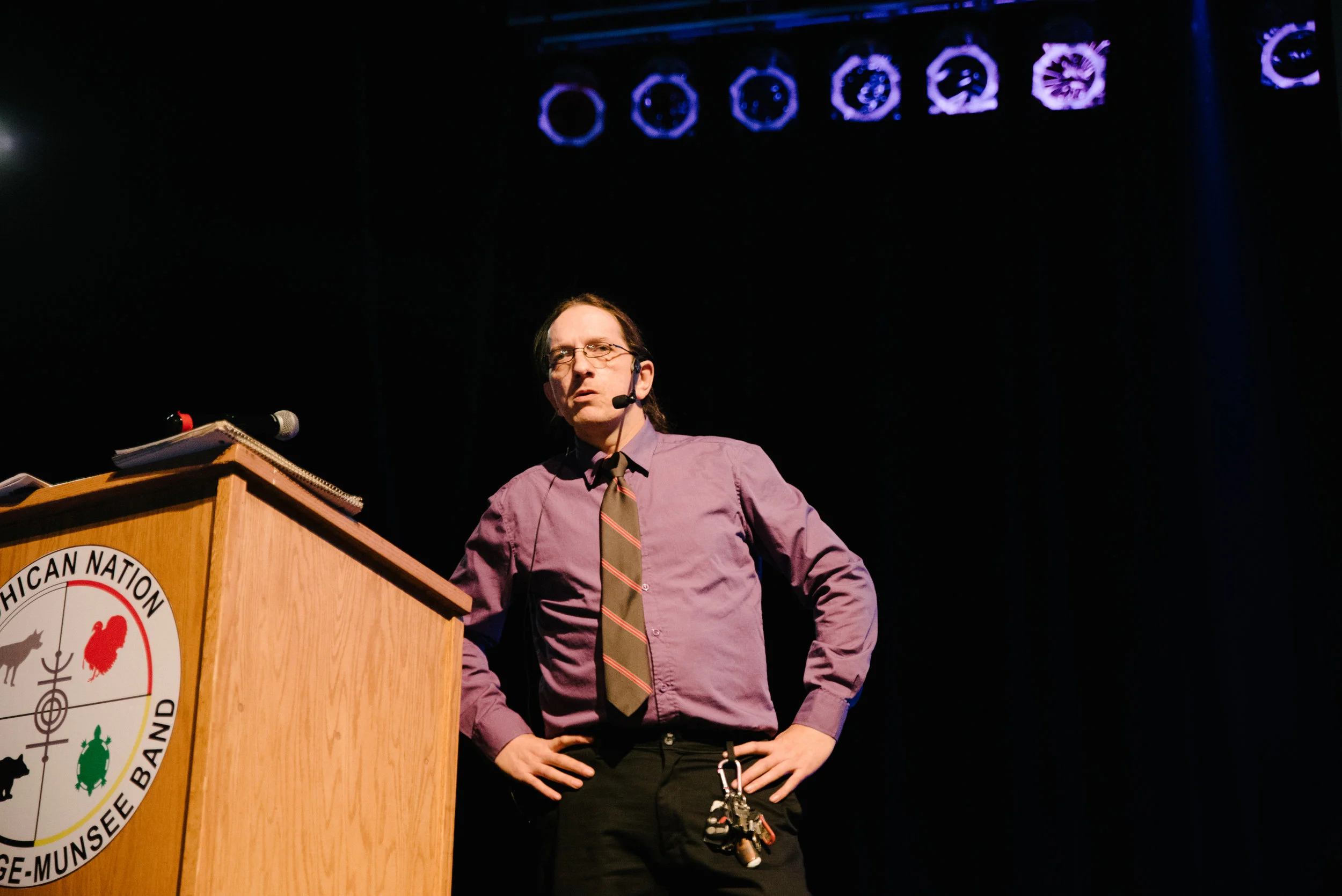 Kevin Malek of the UFO Wisconsin Research Team presented on eerie UFO sightings in Wisconsin.