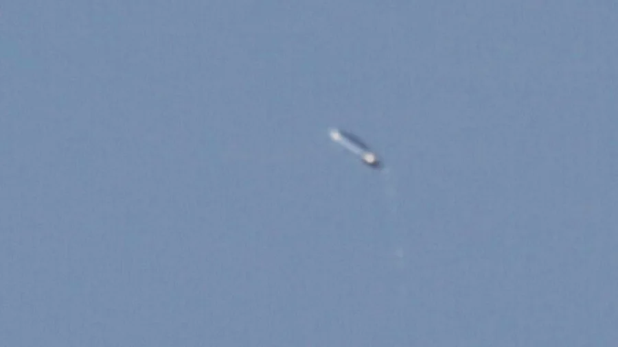 A still image taken from the footage shot by Bret Jones on January 25th. (Image credit: Bret Jones / YouTube)