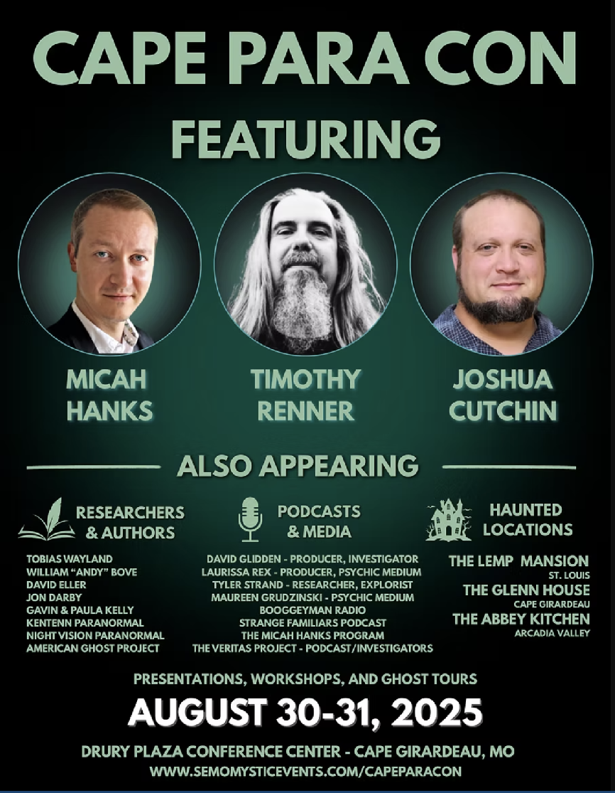 Cape Girardeau Paranormal Conference 2025