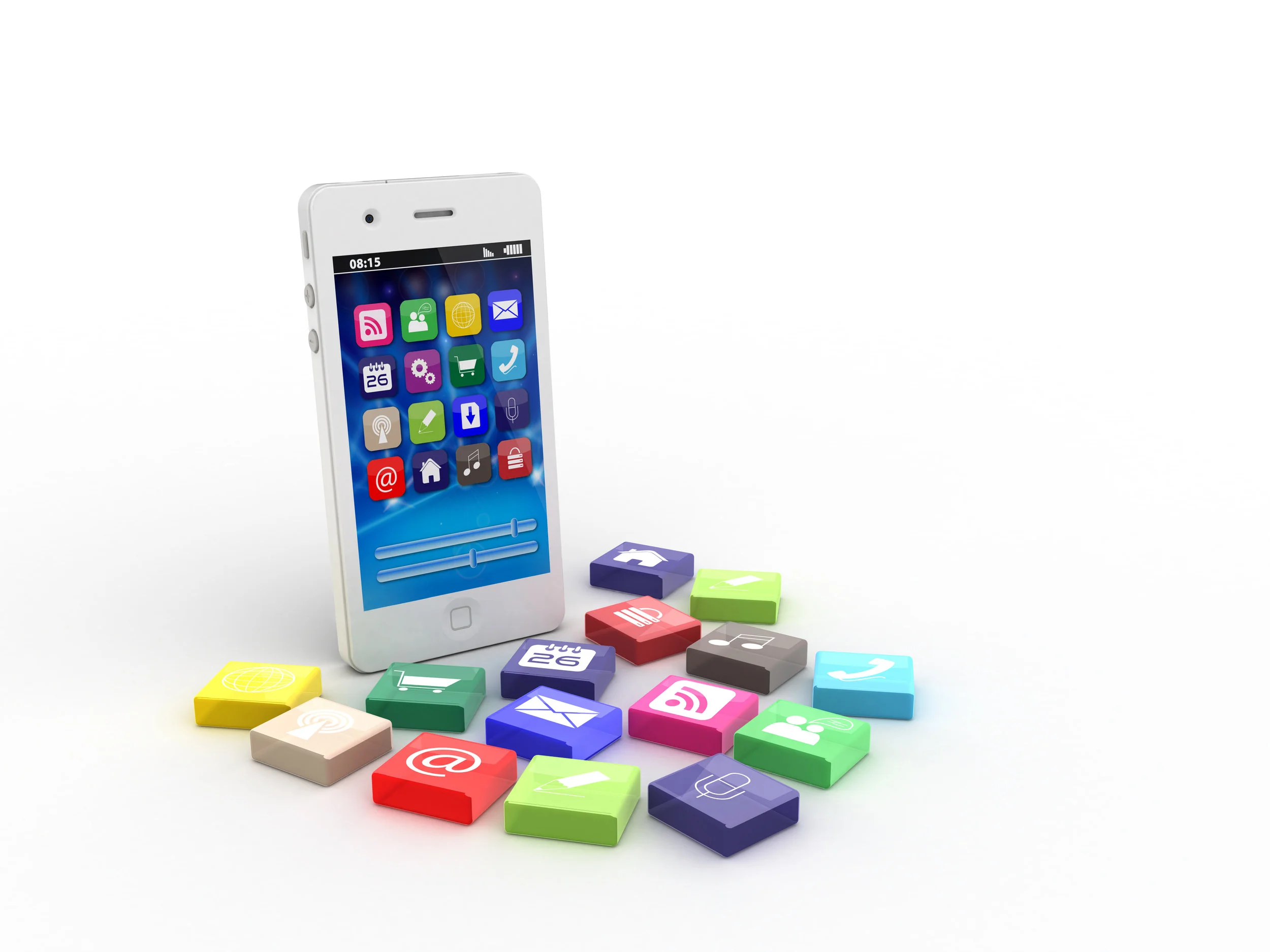 Copy of Smartphone with application icons