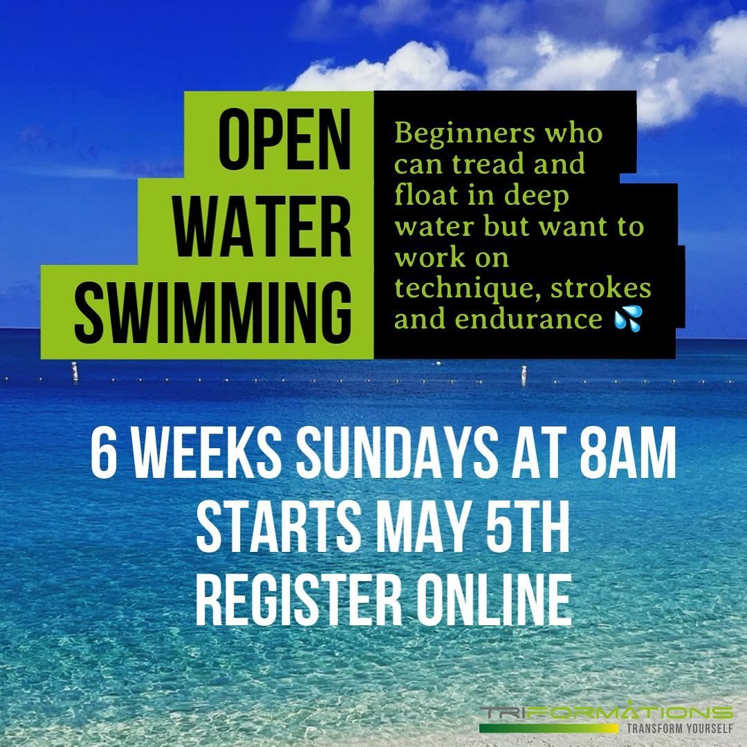 Starts next Sunday at 8am!  6 weeks of non stop fun in the sun and vitamin sea!  Come join us 👍🏊&zwj;♀️💦