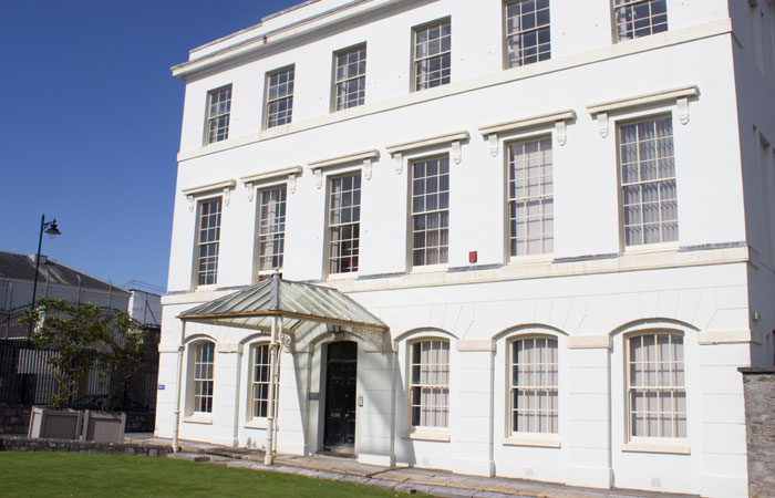  Mount Wise House Grade II Listed and Originally built as Naval Officer's Accommodation.