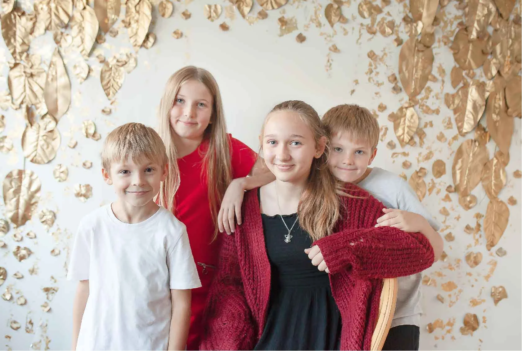 HARD PUSHED TO GET A PHOTO OF ALL FOUR OF THESE NATURALLY SMILING…