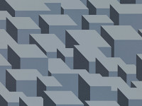 Cubic Bumps Wallpaper, Steel (Copy)