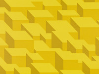 Cubic Bumps Wallpaper, Sunshine (Copy)