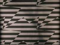 Stripey Zig Zag Wallpaper, Noir (Copy)