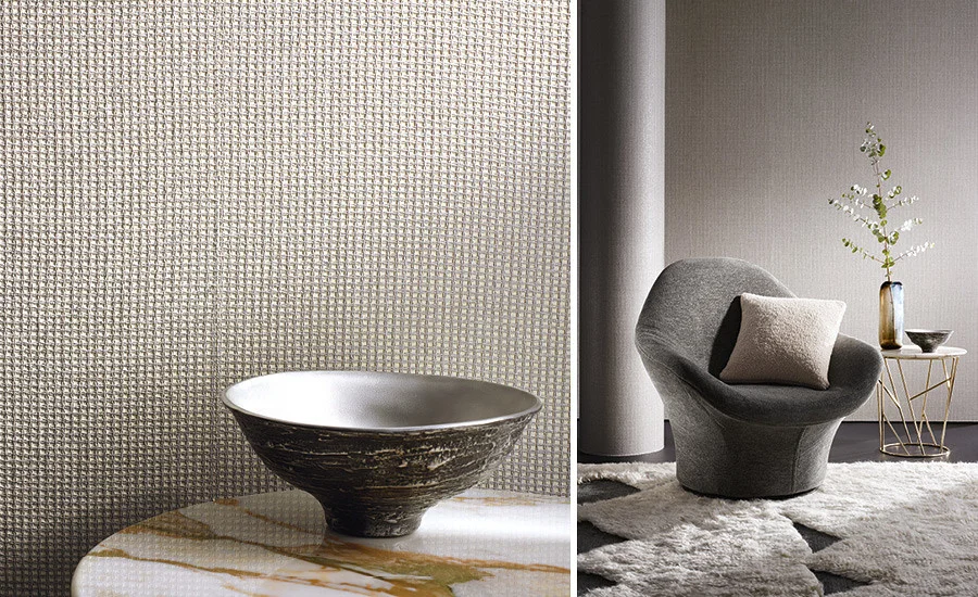 Zinc Textile Wallpapers | Shades Interiors