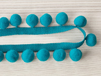 T79/03 Pom Pom Braid Turquoise (Copy)