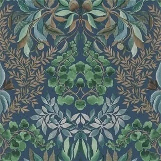 KARAKUSA MIDNIGHT | DESIGNERS GUILD 