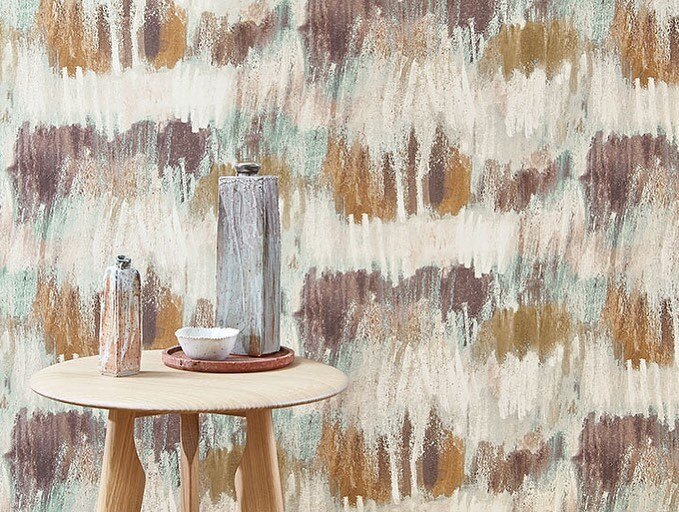 Villa Nova has collaborated with acclaimed potter Kyra Cane to create an awe-inspiring collection of wallcoverings. This artistic collection has a retrospective and experimental feel, inspired by bold abstract landscapes that capture the uninhibited 