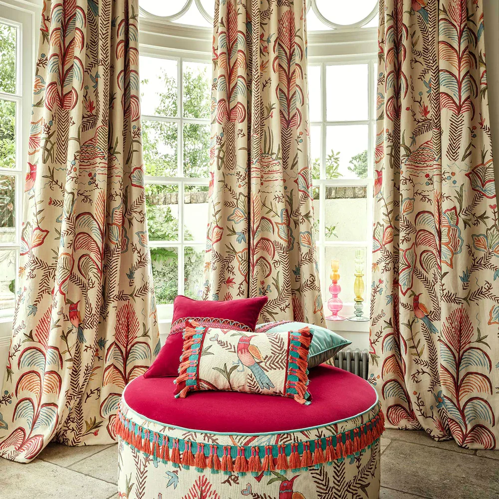 MARU PRINTED LINEN | LINWWOOD FABRICS NEW FOR AUTUMN 2025