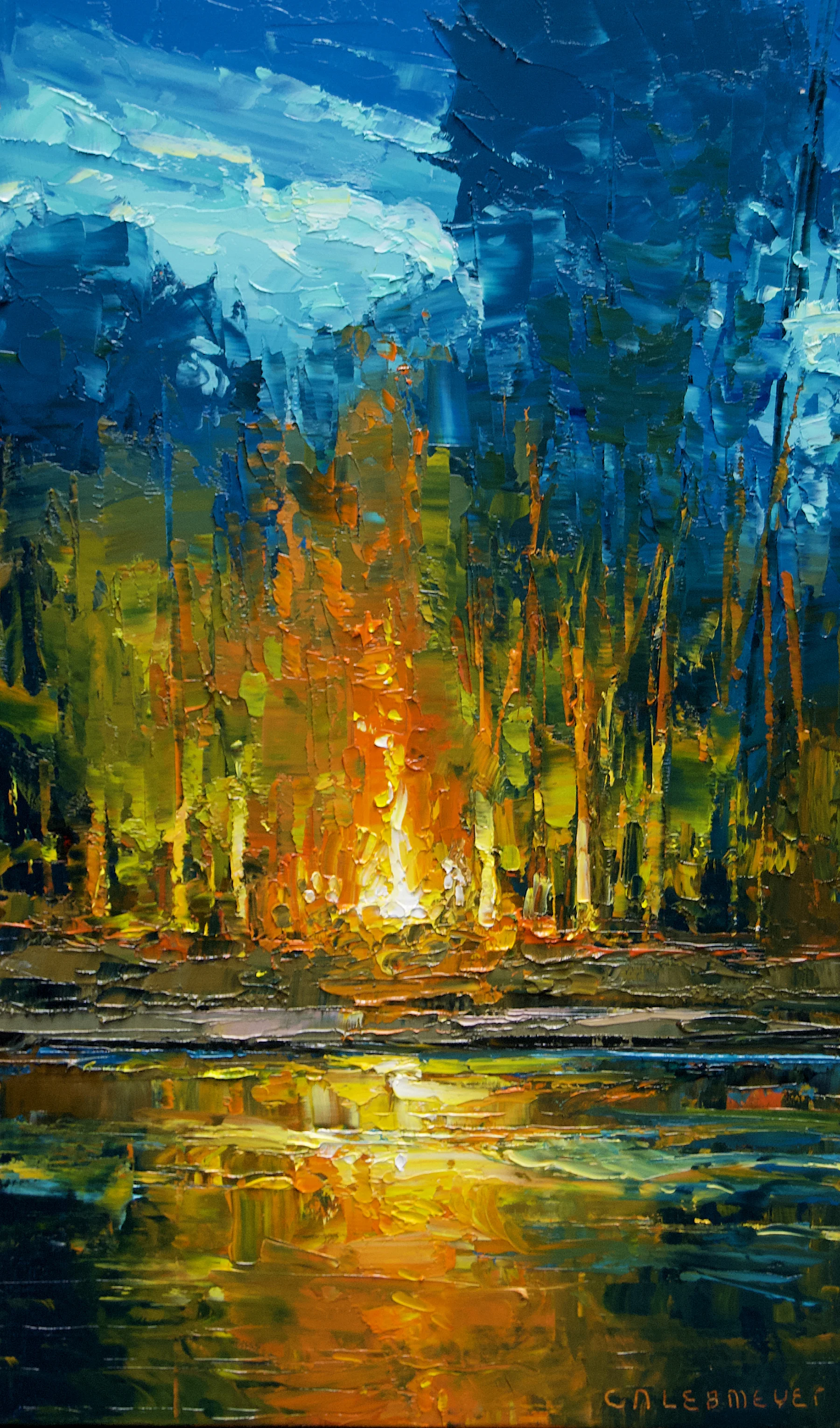 Campfire Reflections