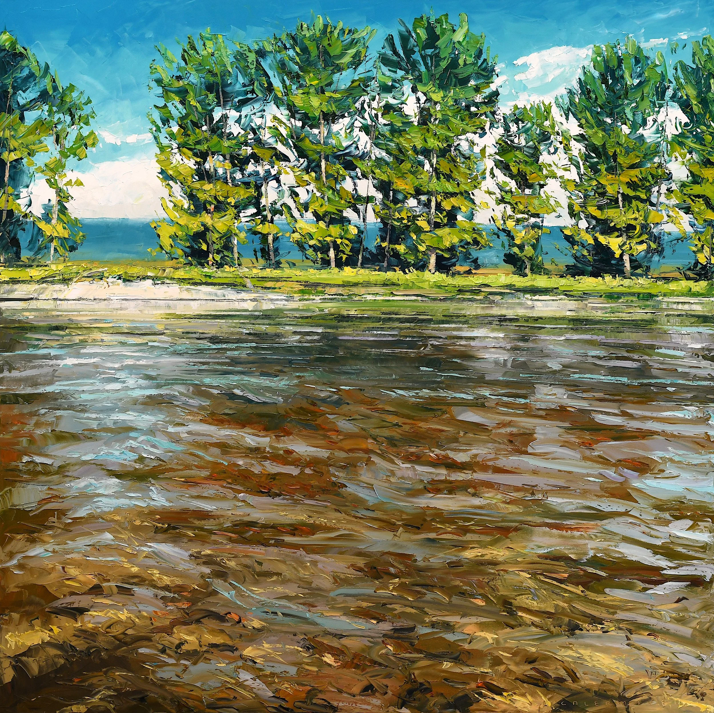 The Waters Fine   48×48  Available at Montana Trails Gallery
