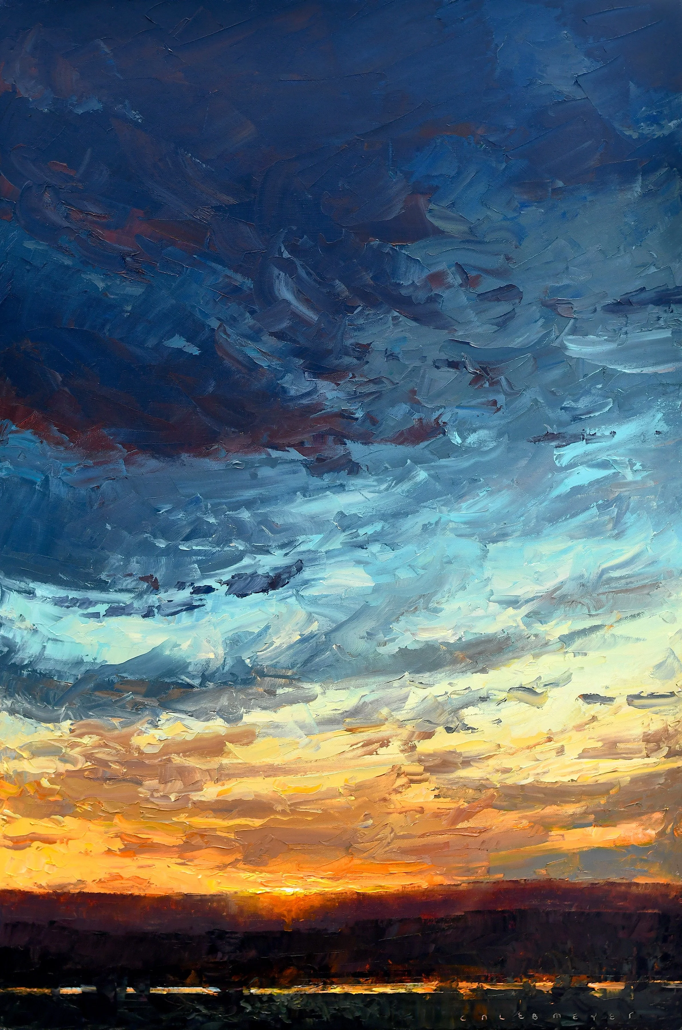 Last Embers   36×24  Available at Montana Trails Gallery