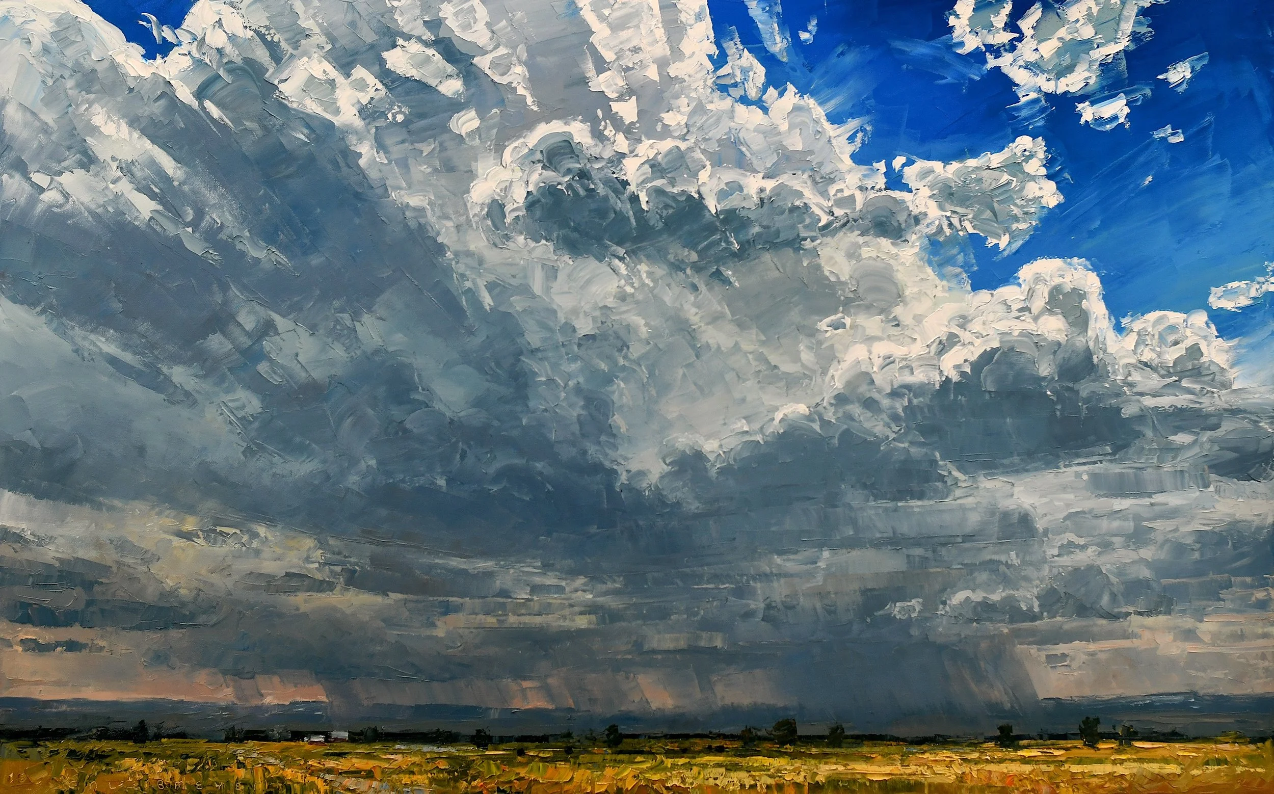 Rain in Motion   30×48  Available at Montana Trails Gallery