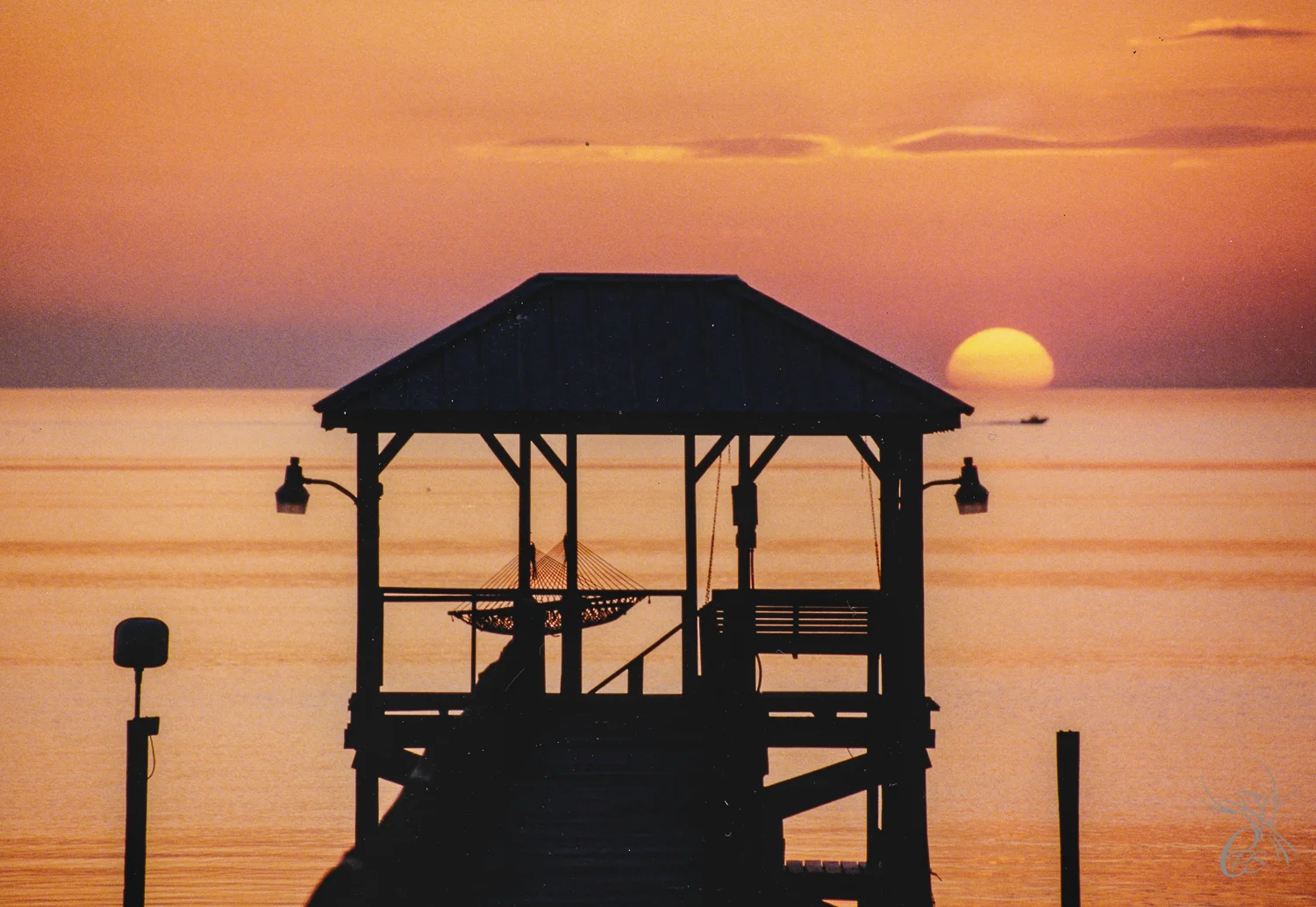 Sunset over Lake Pontchartrain