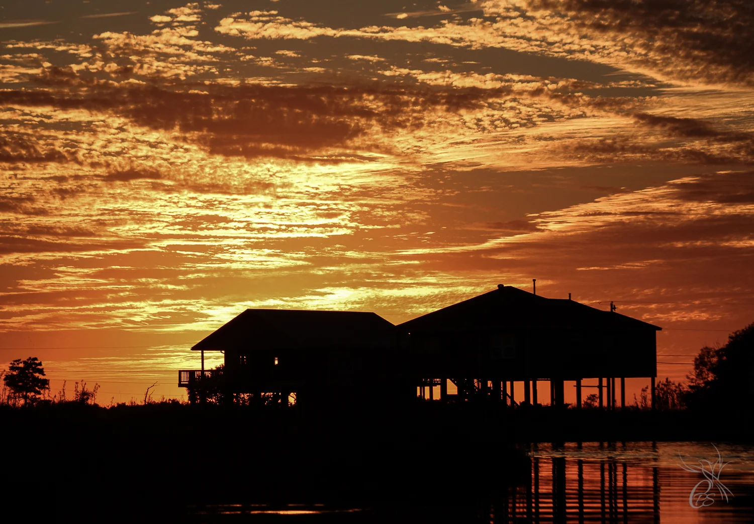 Bayou Homes in Sunset Glory