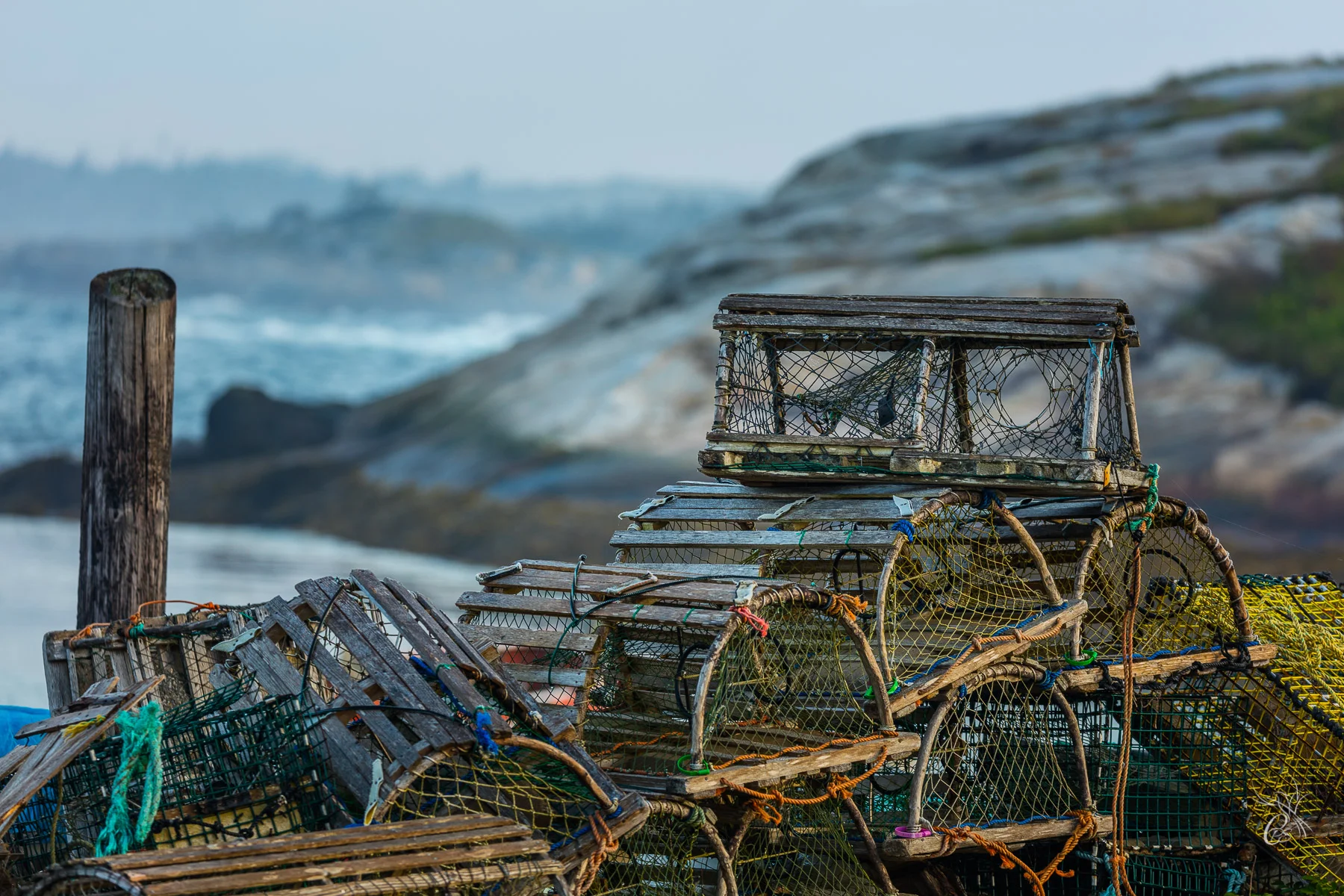 Nova Scotia: Lobster Traps at Rest
