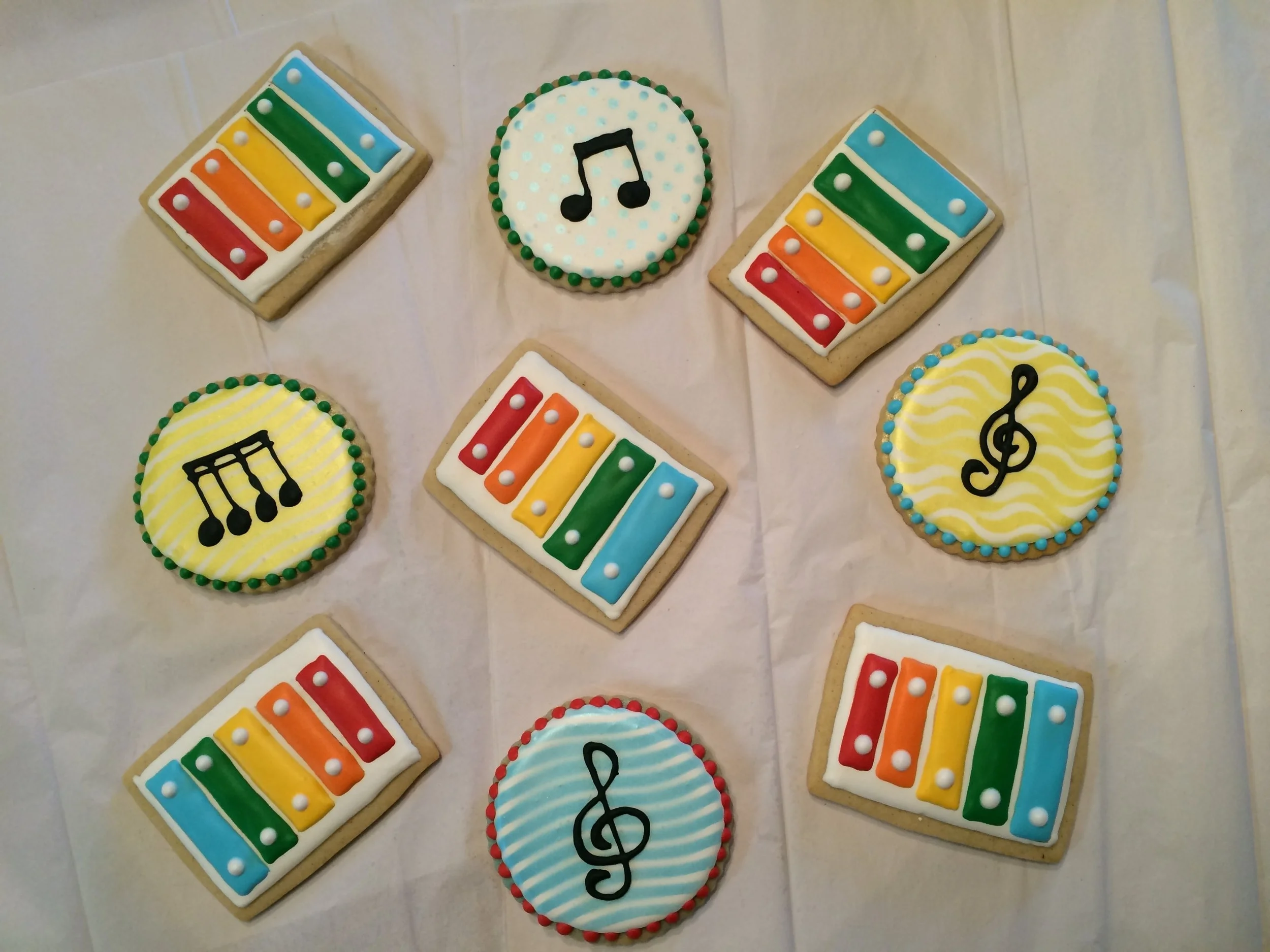 Children's Music theme Cookies