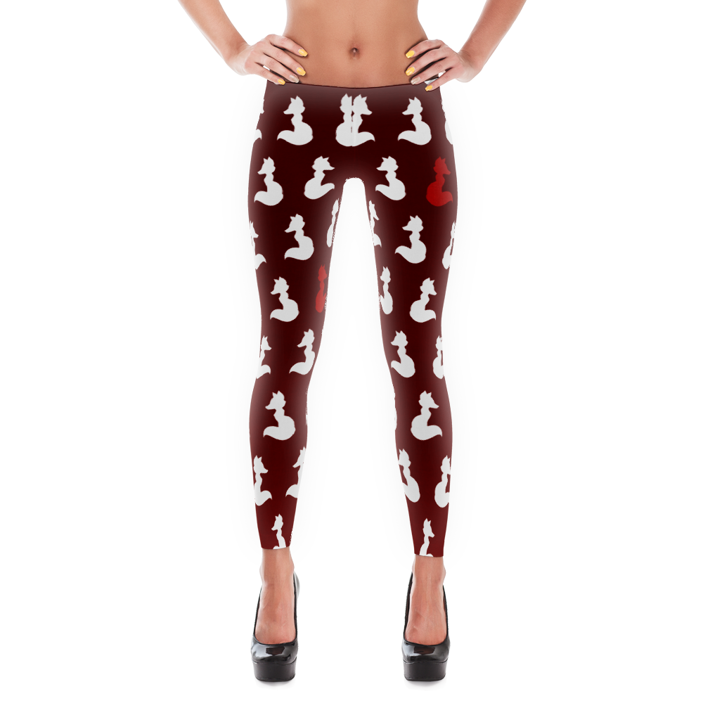 Red Fox Leggings — Courageous Creativity