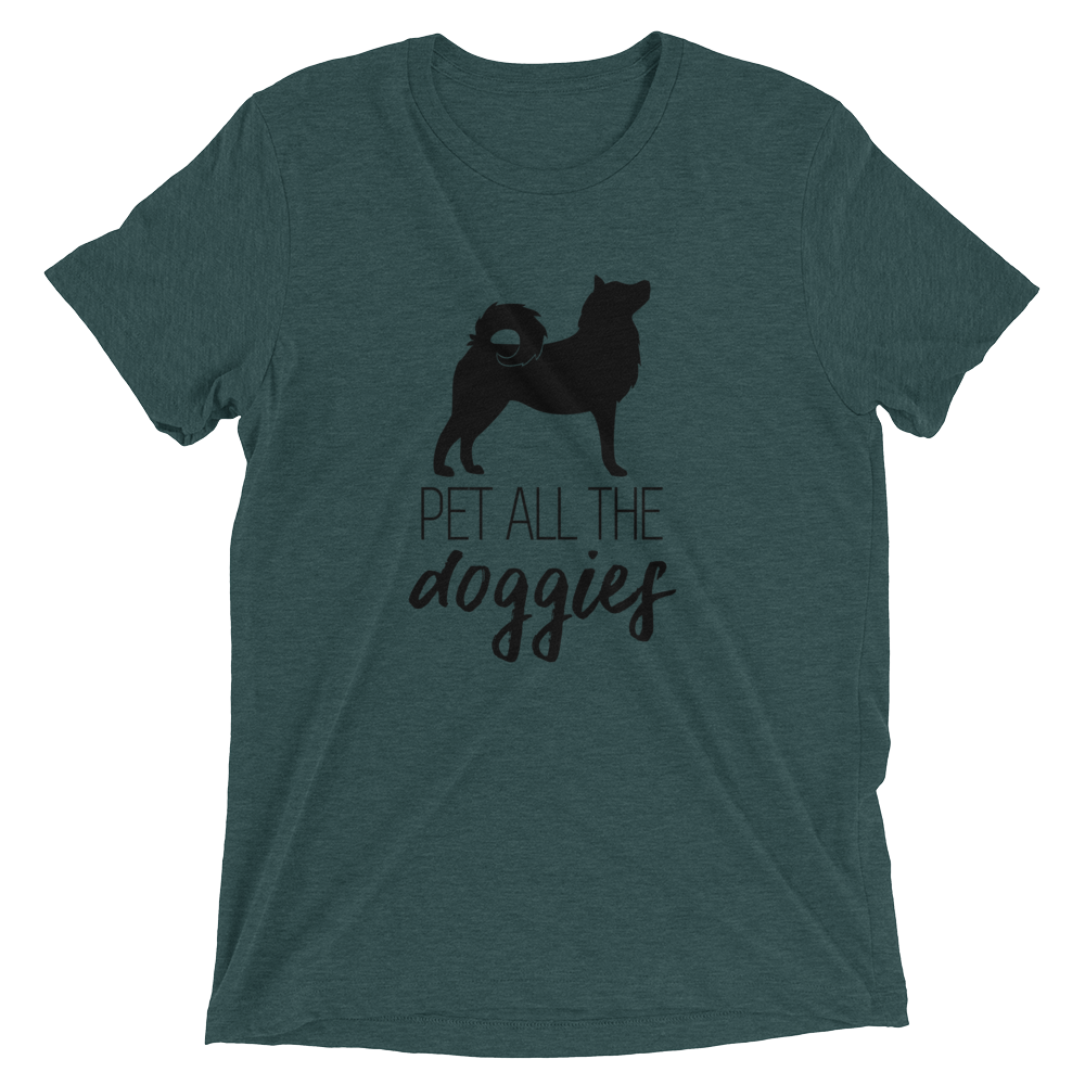 Pet-all-the-Doggies-10x12_printfile_front_mockup_Front_Wrinkled_Emerald-Triblend.png