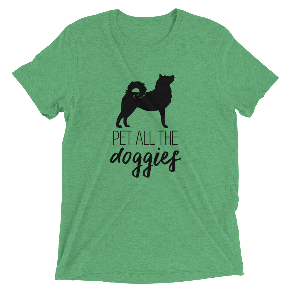 Pet-all-the-Doggies-10x12_printfile_front_mockup_Front_Wrinkled_Green-Triblend.png