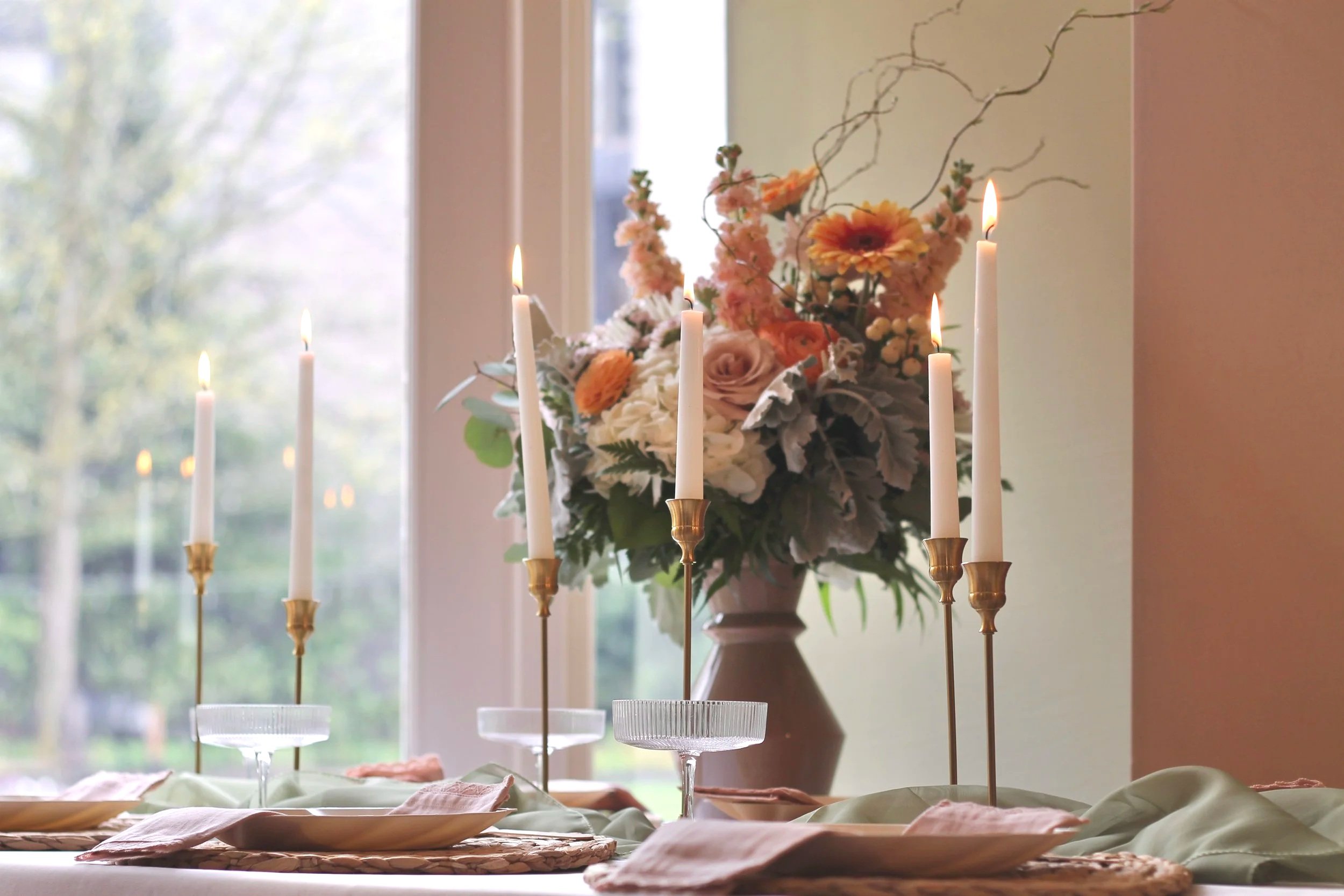 Niagara Party Event Table Candle Rental