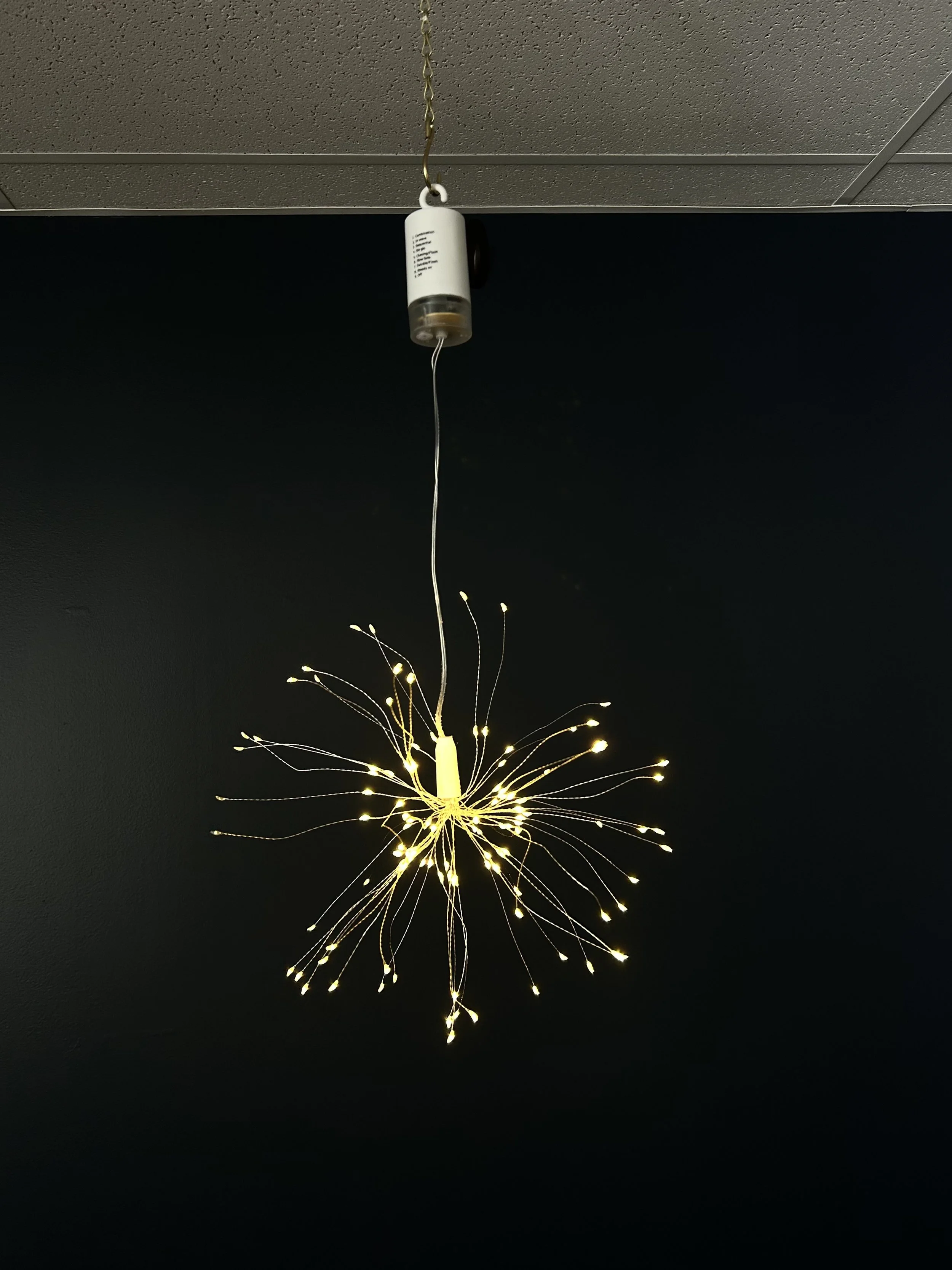 Lit up firework light perfect to bring the magic to your event!