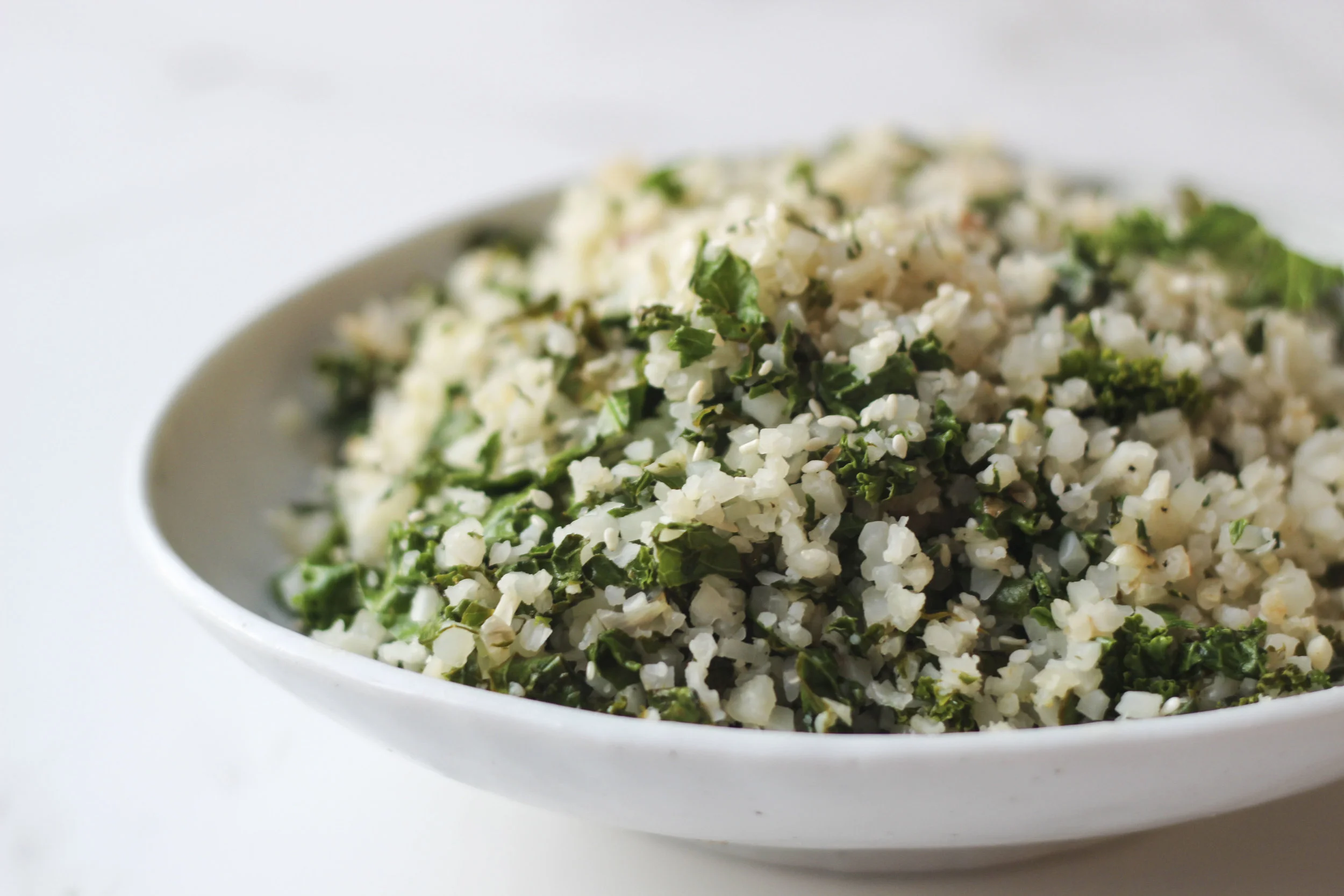 Kale Cauliflower Rice